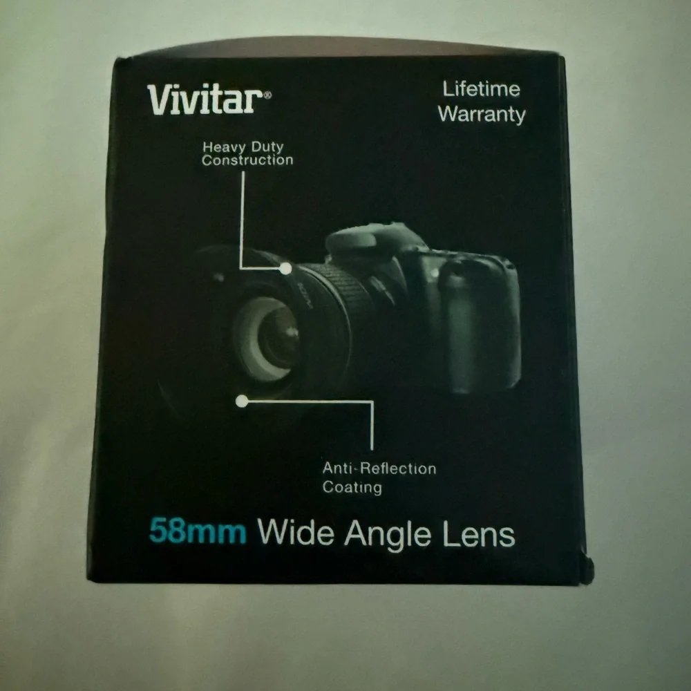 Black Wide Angle Lens Attachment